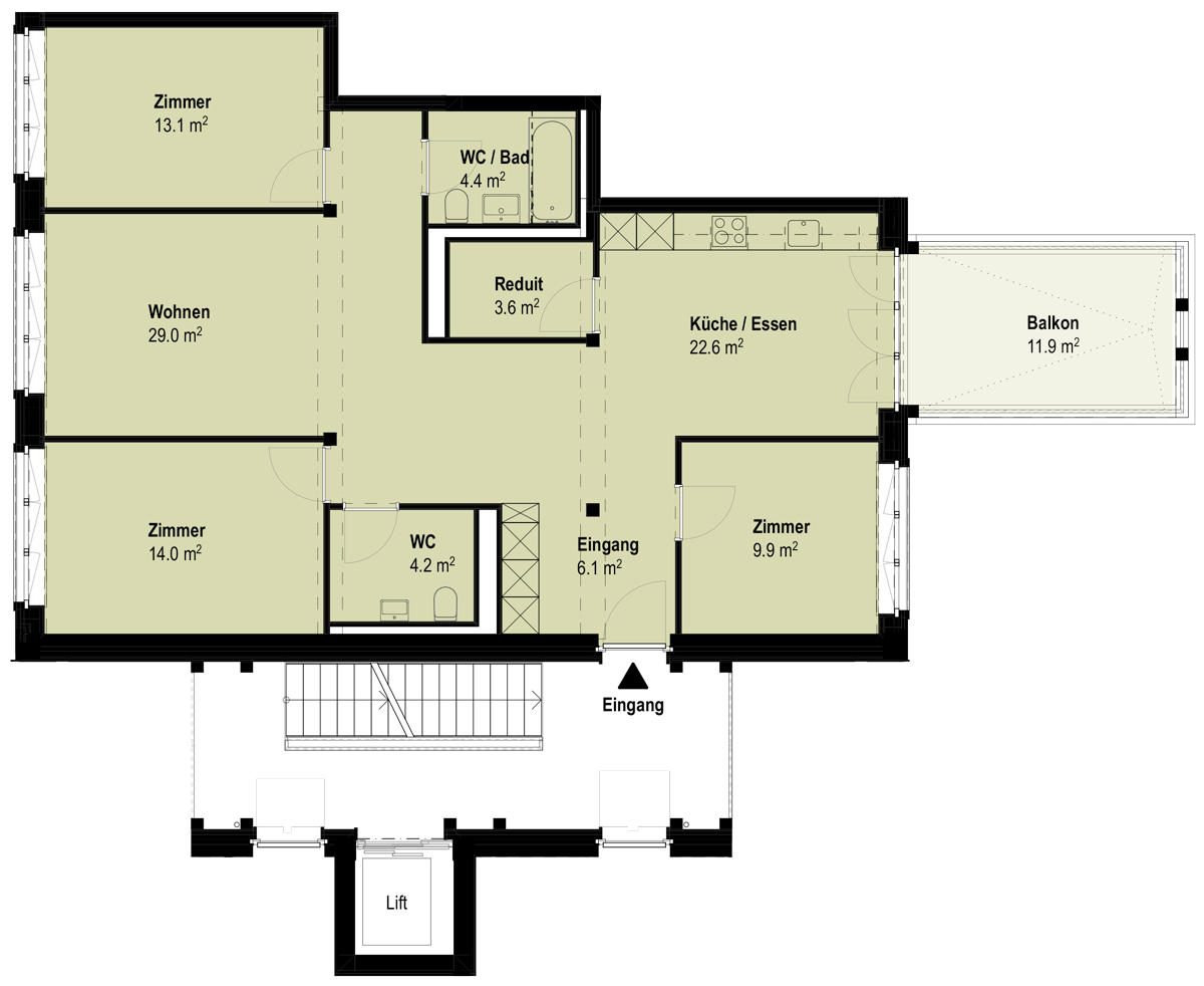 Grundriss Wohnung